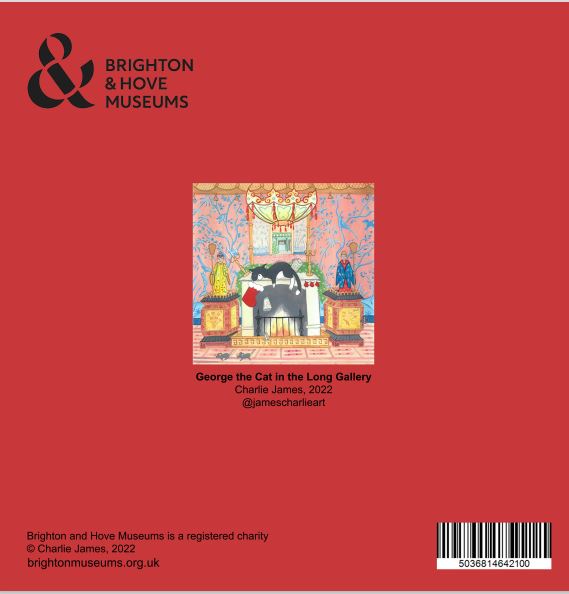 Greetings card- George in Long Gallery