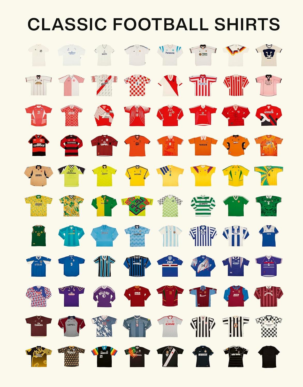 CLASSIC FOOTBALL SHIRTS (HB)