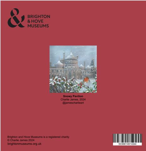 Greetings card-Snowy Pavilion