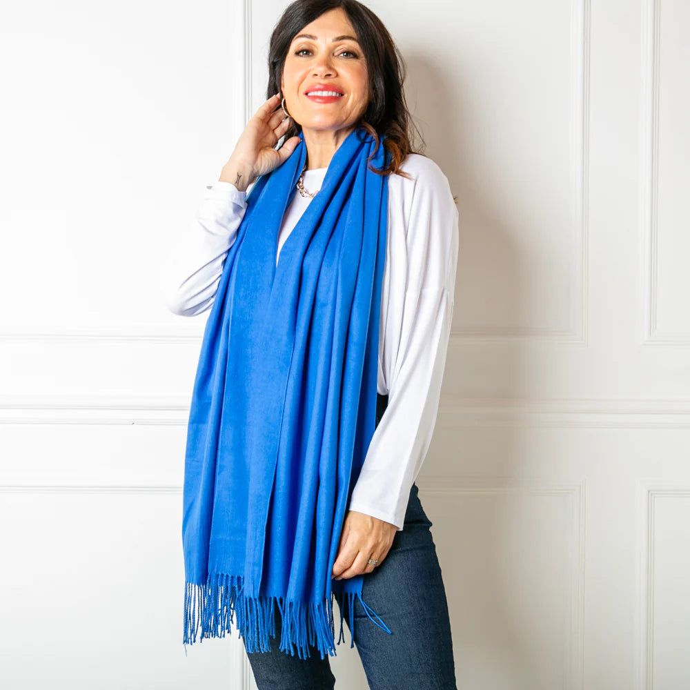 Georgia Pashmina- Royal Blue