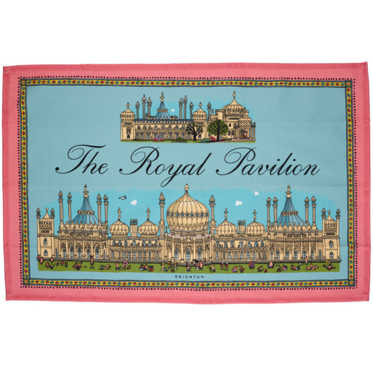 Tea Towel - The Royal Pavilion by Lisa Holdcroft