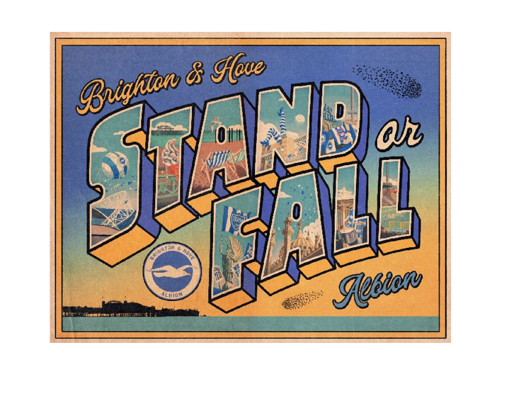 STAND OR FALL Poster By Jaime Eke.
