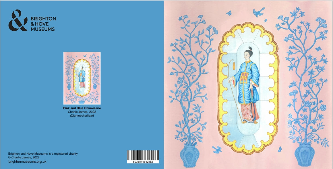 BHM CJ Pink Blue Chinoiserie