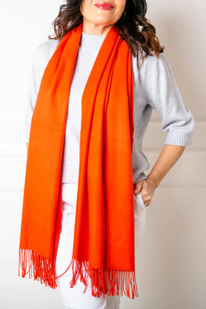 Georgia Pashmina-Burnt Orange