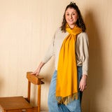 Georgia Pashmina- Mustard