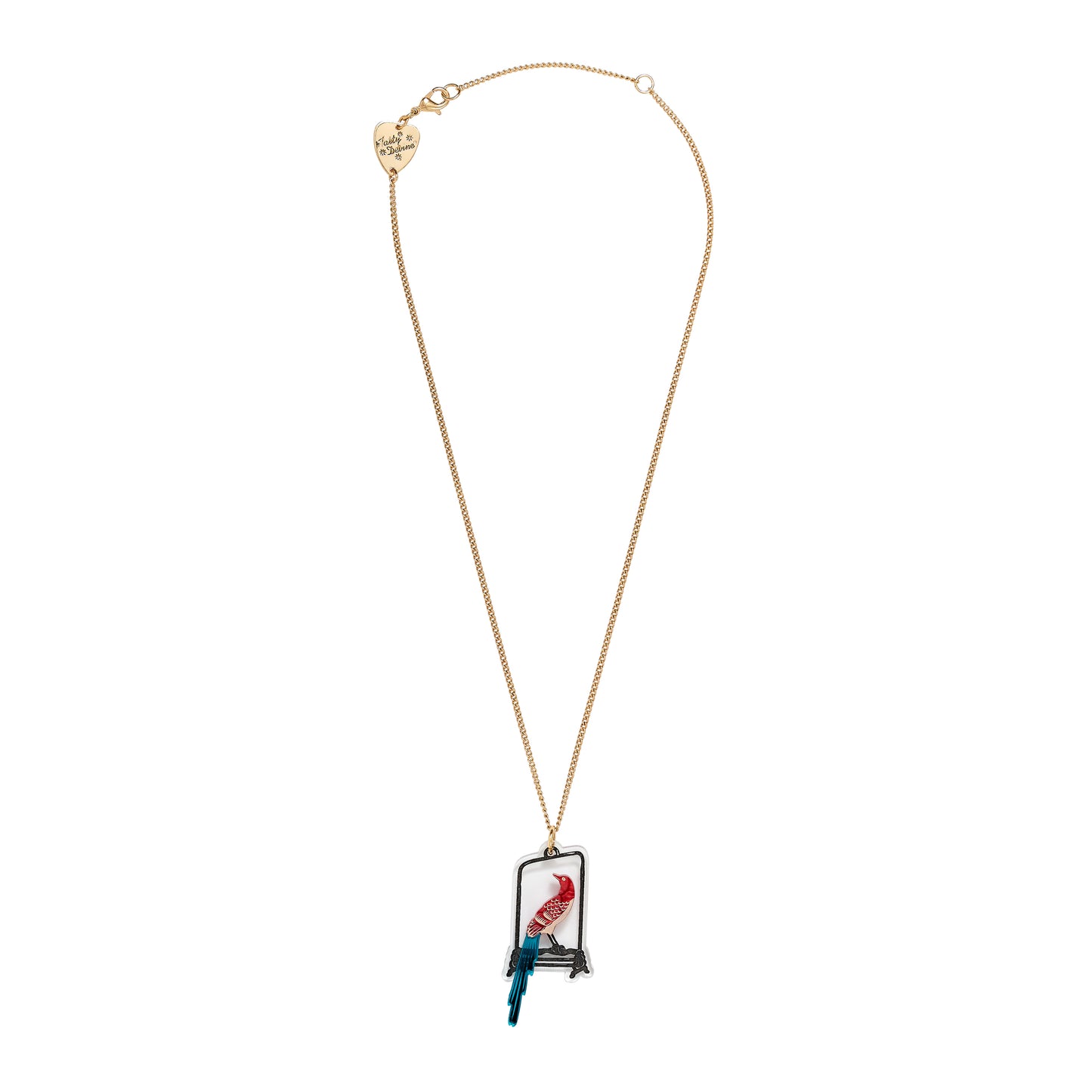 Bird on a Perch Pendant