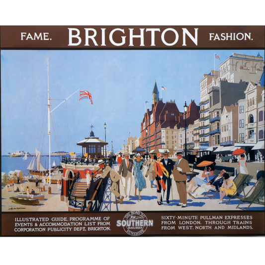 Brighton Fame and Fashion Poster