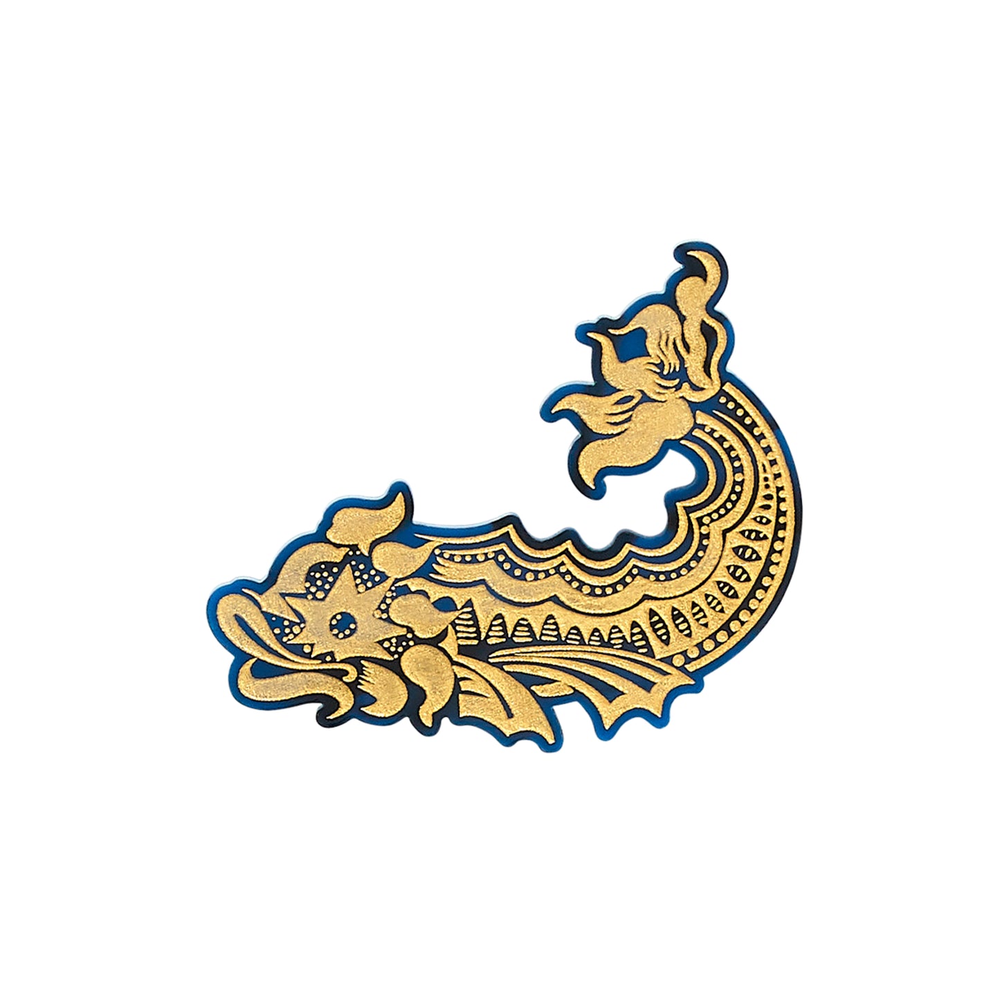Gilded Fish Brooch