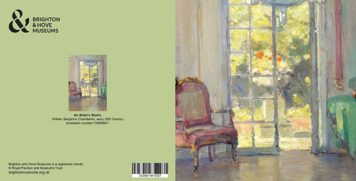 Greetings Card - An Artist's Studio