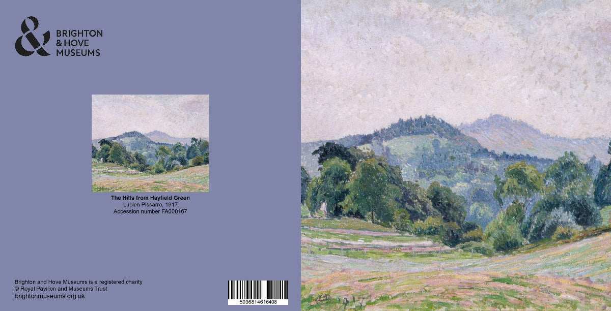 Greetings Card - The Hills from Hayfield Green