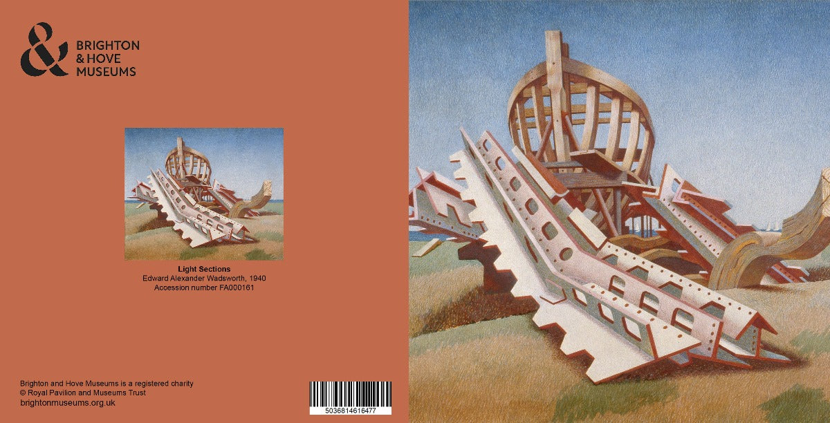 Greetings Card - Light Sections