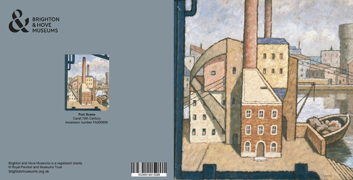 Greetings Card - Port Scene