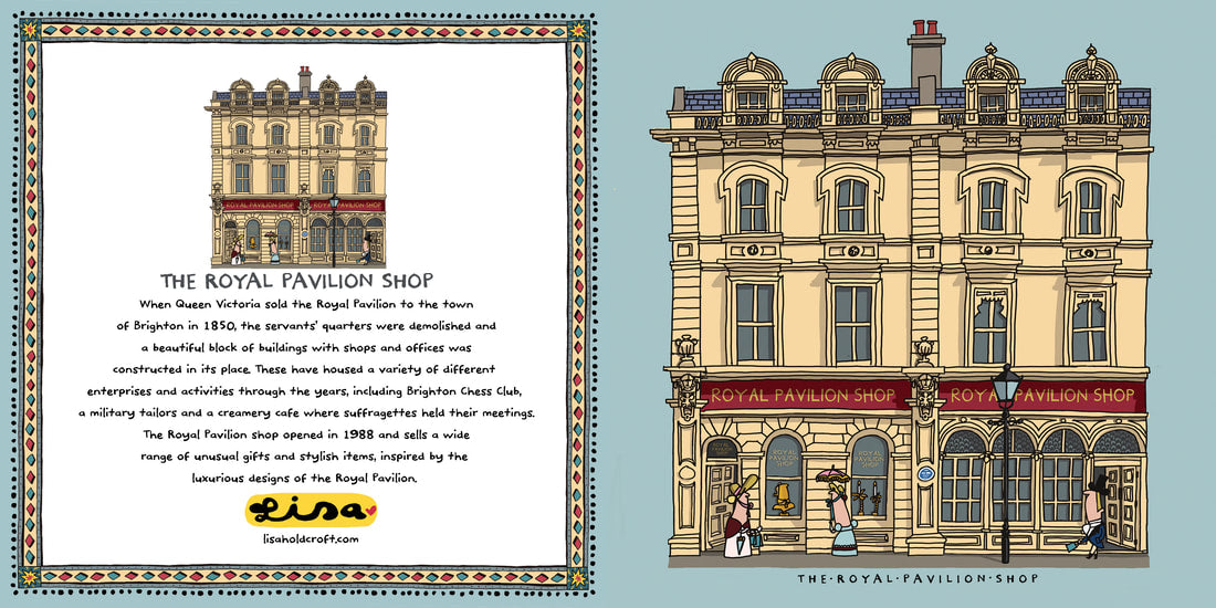 The Royal Pavilion Shop Greetings card