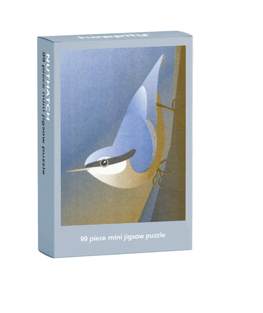 NUTHATCH 99 PIECE MINI JIGSAW PUZZLE (HAPPILY PUZZLES)
