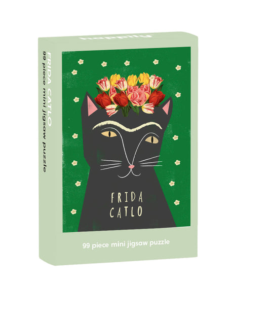 FRIDA CATLO 99 PIECE MINI JIGSAW PUZZLE (HAPPILY PUZZLES)