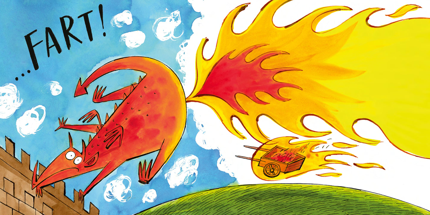 Dragon with Blazing Bottom