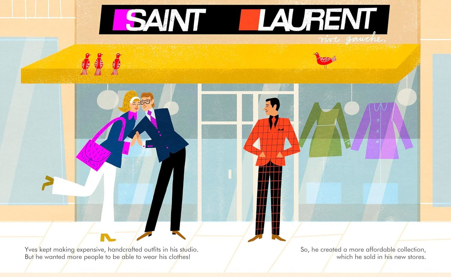 LITTLE PEOPLE BIG DREAMS: YVES SAINT  LAURENT (HB)