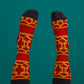 Royal Pavilion Red Drawing Room Socks