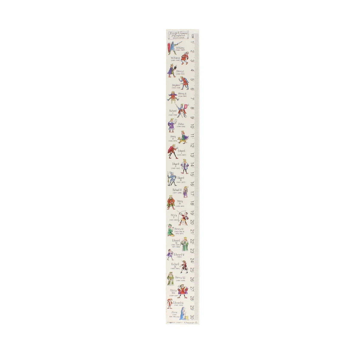 Kings & Queens Wooden Ruler