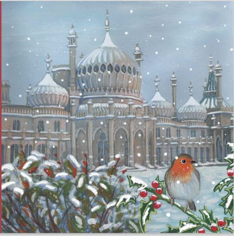 Greetings card-Snowy Pavilion