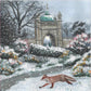Greeting card- Snowy north gate