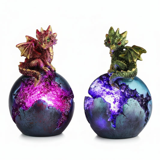 Baby Dragon LED Crystal Egg
