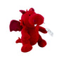 Knitted Red Dragon Soft Toy