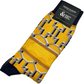 Royal Pavilion Yellow Bow Room Socks