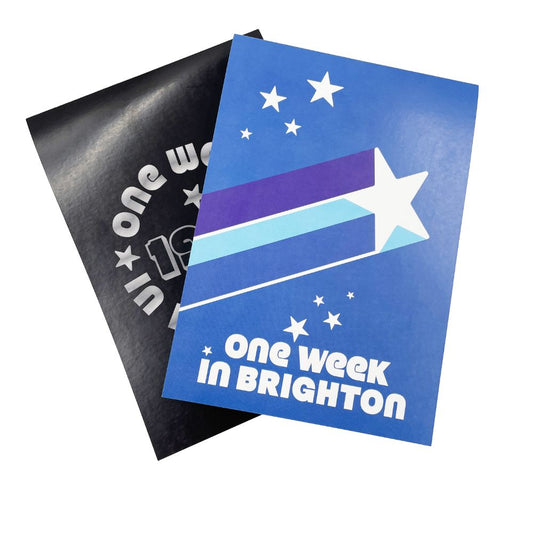One Week in Brighton - Blue Notepad