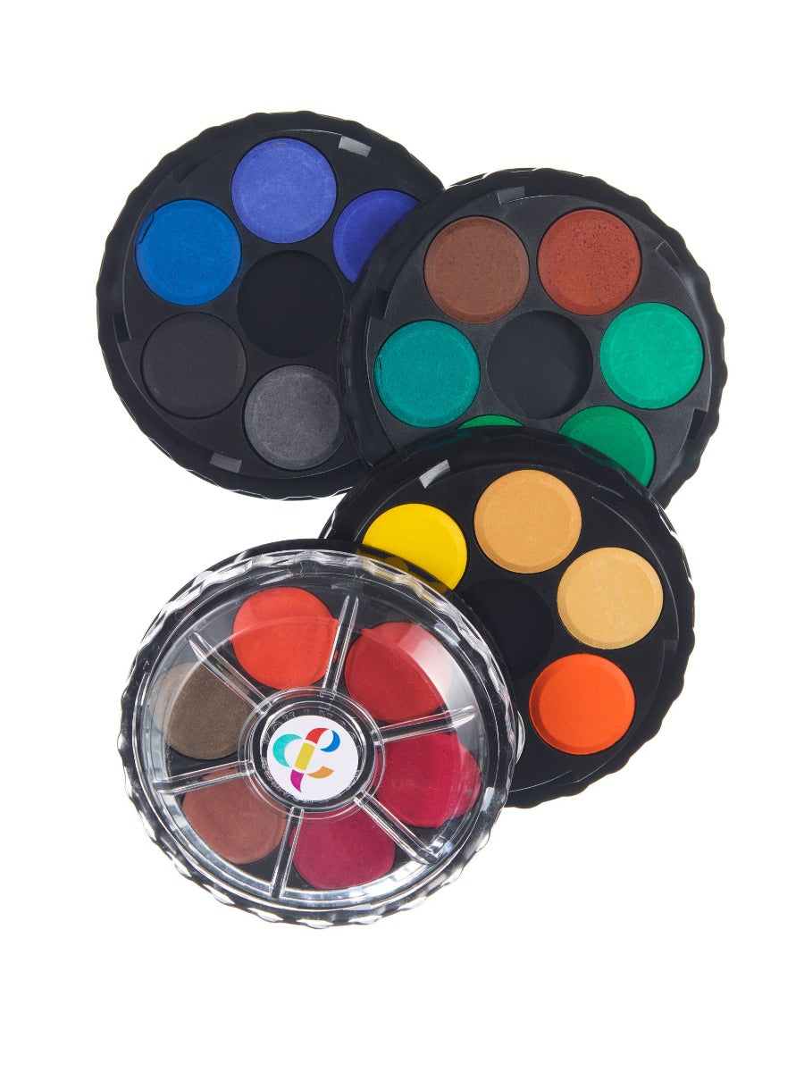 Watercolour disc set of 24 paints