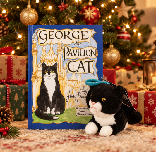 George the Pavilion Cat – Book & Key ring Gift Set