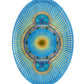 Saloon Carpet Oval Tray