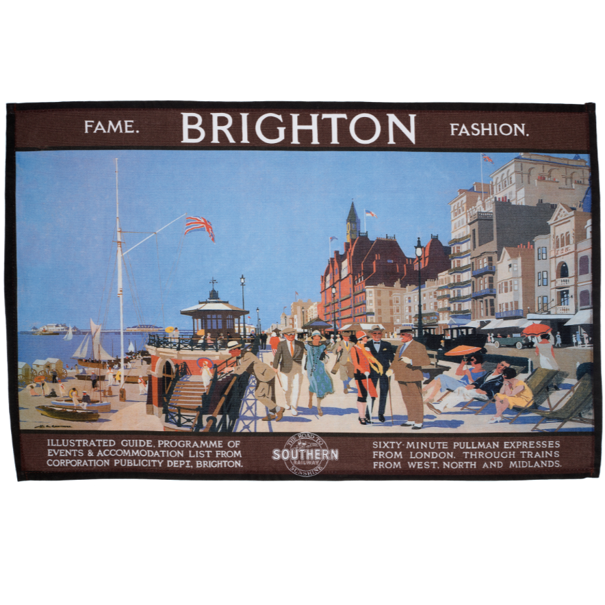 Tea Towel - Brighton Fame and Fashion