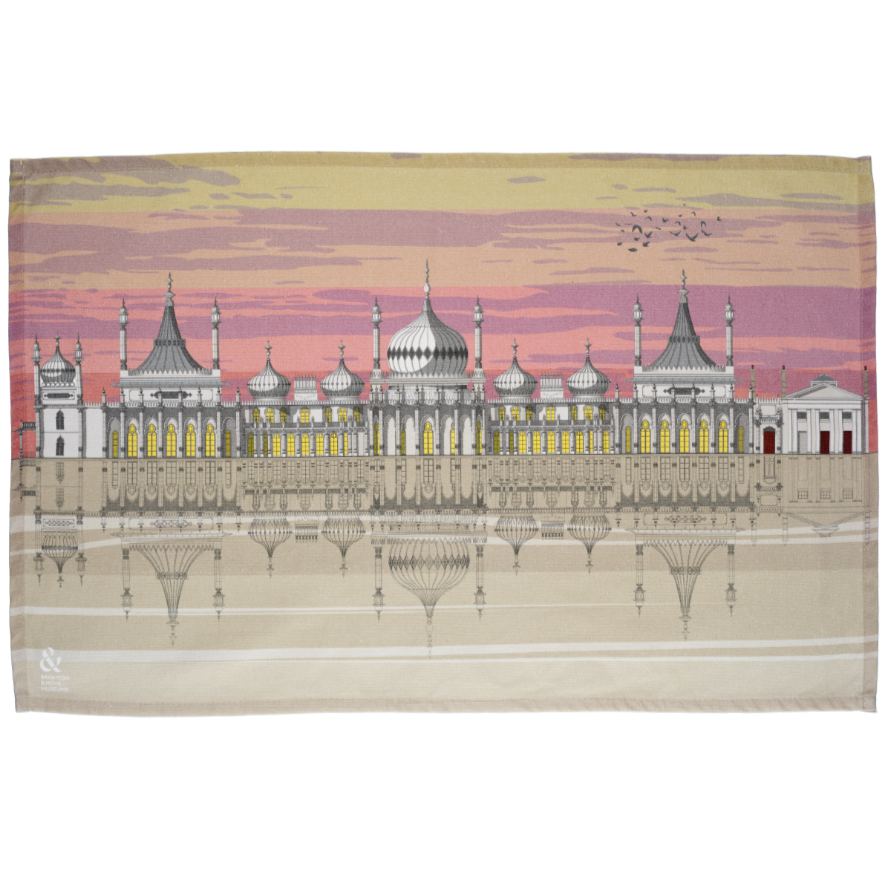 Tea Towel - The Royal Pavilion at Sunset