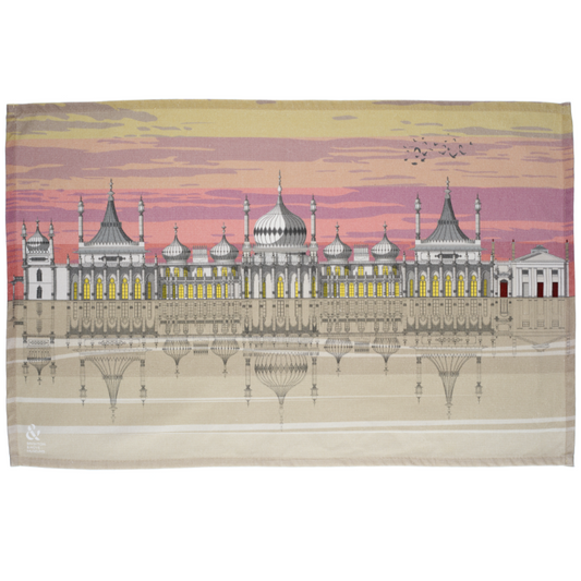 Tea Towel - The Royal Pavilion at Sunset