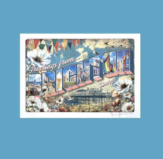 A4 Greetings from Brighton Town