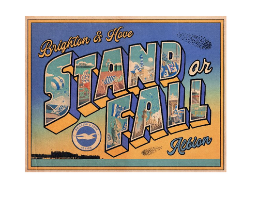 STAND OR FALL Poster By Jaime Eke.