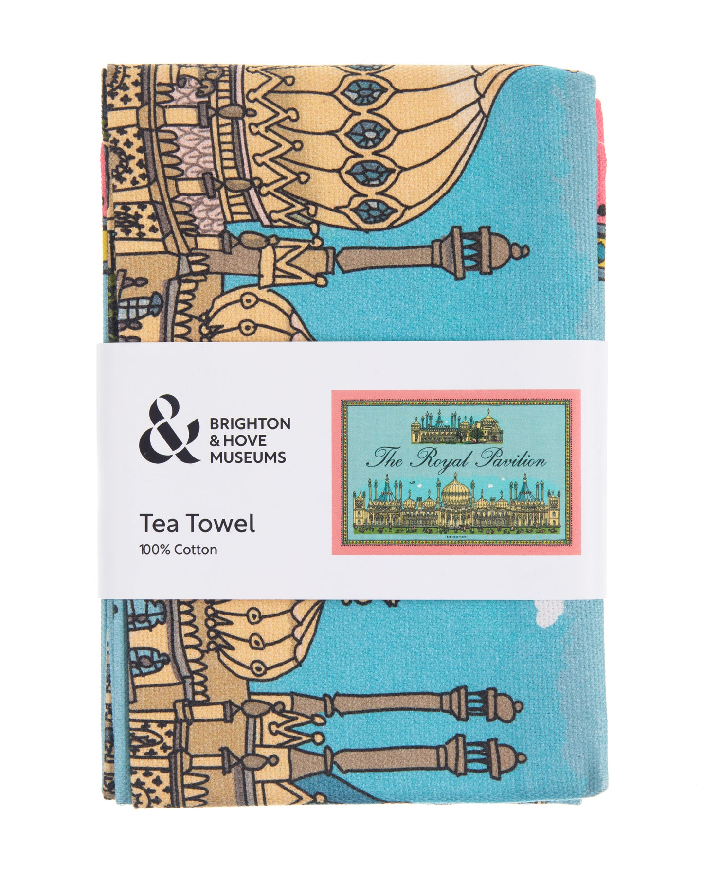 Tea Towel - The Royal Pavilion by Lisa Holdcroft