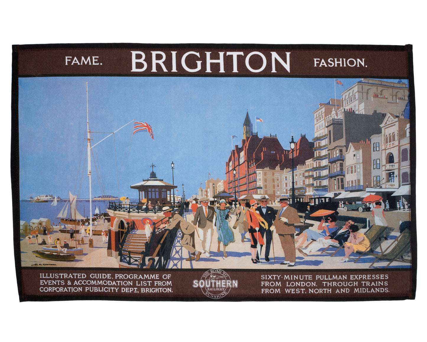 Tea Towel - Brighton Fame and Fashion