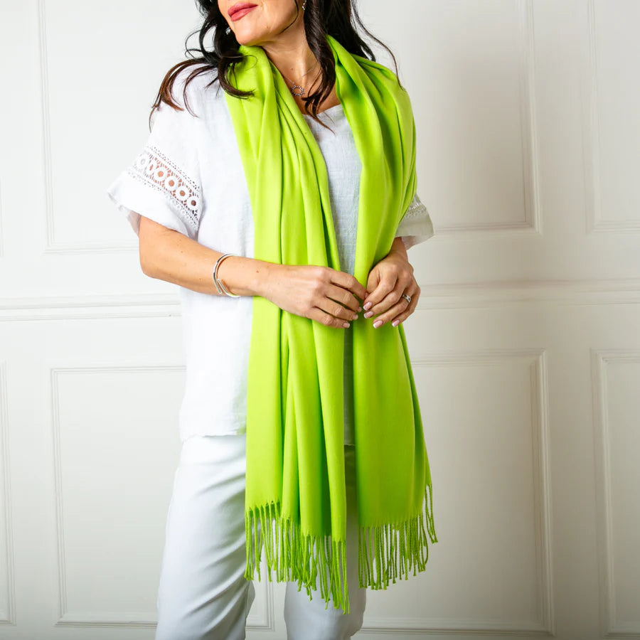 Georgia Pashmina- Chartreuse
