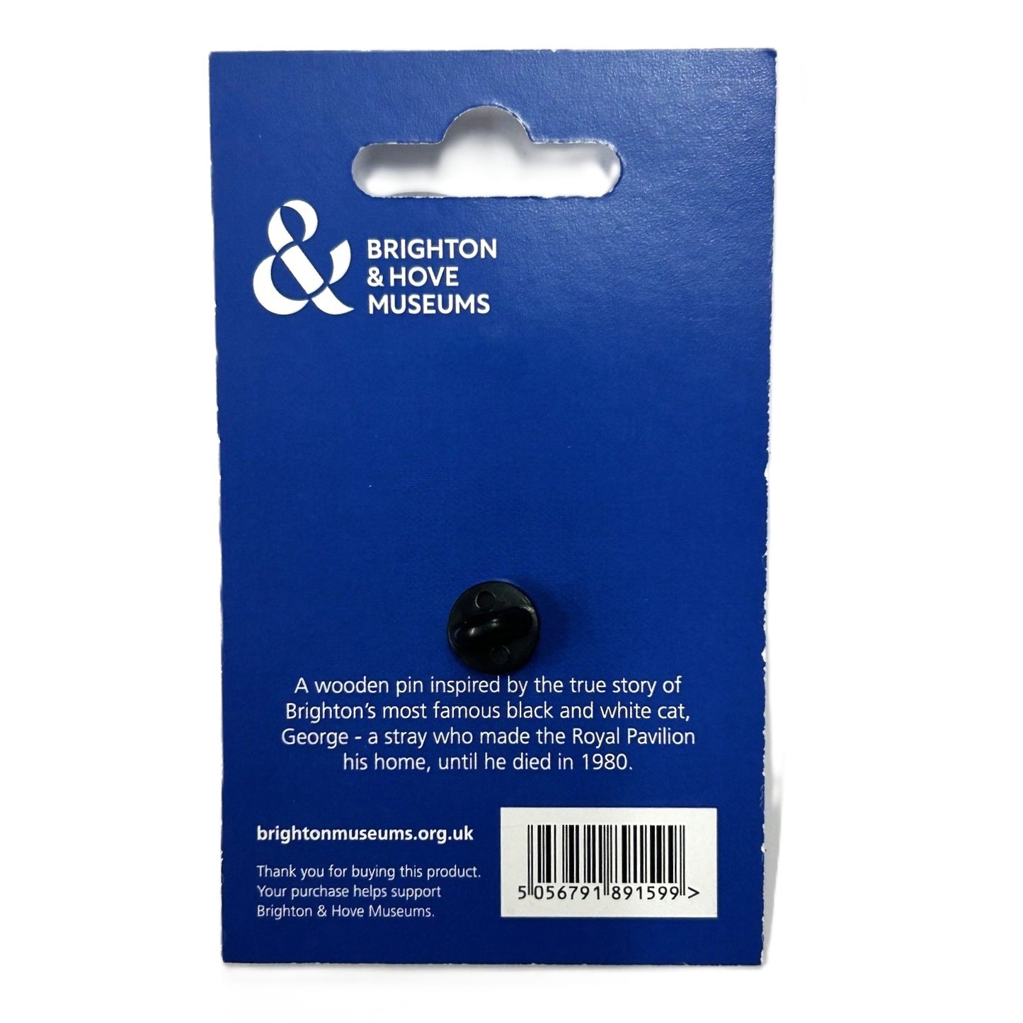 George The Cat Pin Badge