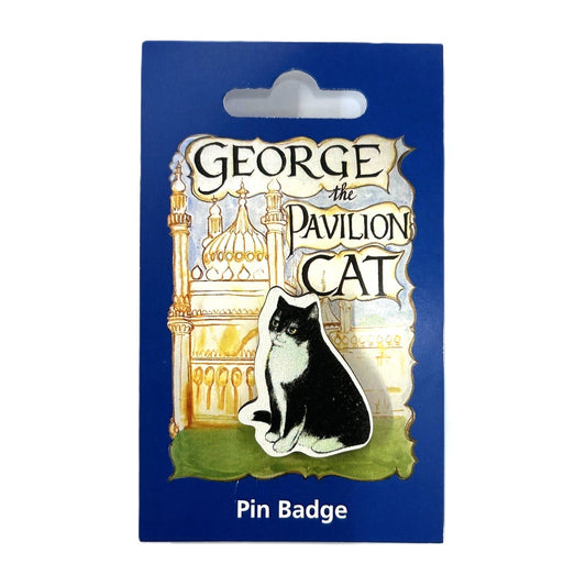 George The Cat Pin Badge
