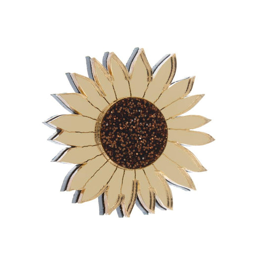 Golden Sunflower Pin