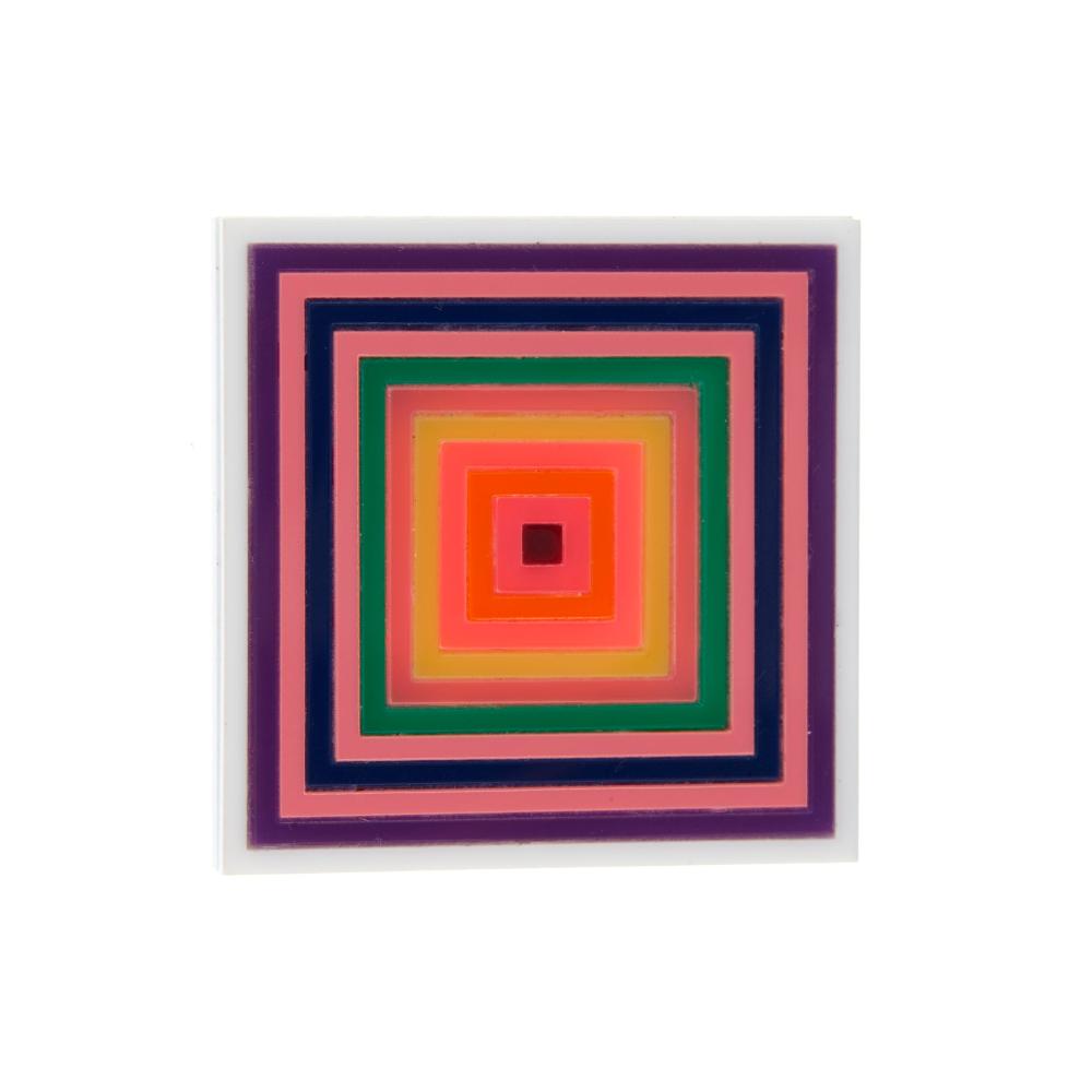 Frank Stella Inspired Pin