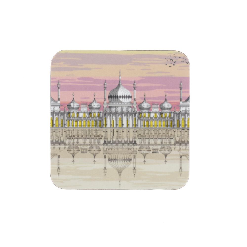 Royal Pavilion Cross Section Coaster- Sunset