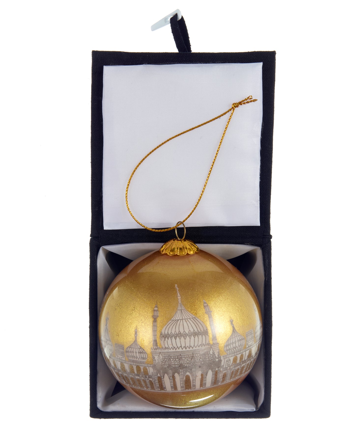 Gold Royal Pavilion Glass Bauble