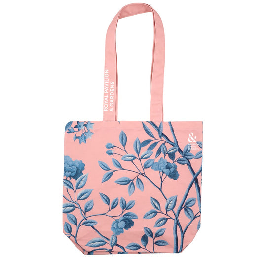 Pink Bamboo Tote Bag