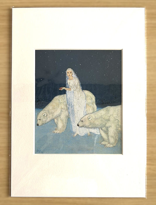 The Ice-Maiden Mounted A4 Print