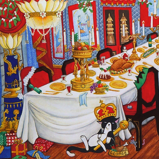 George the Pavilion Cat - Christmas Card