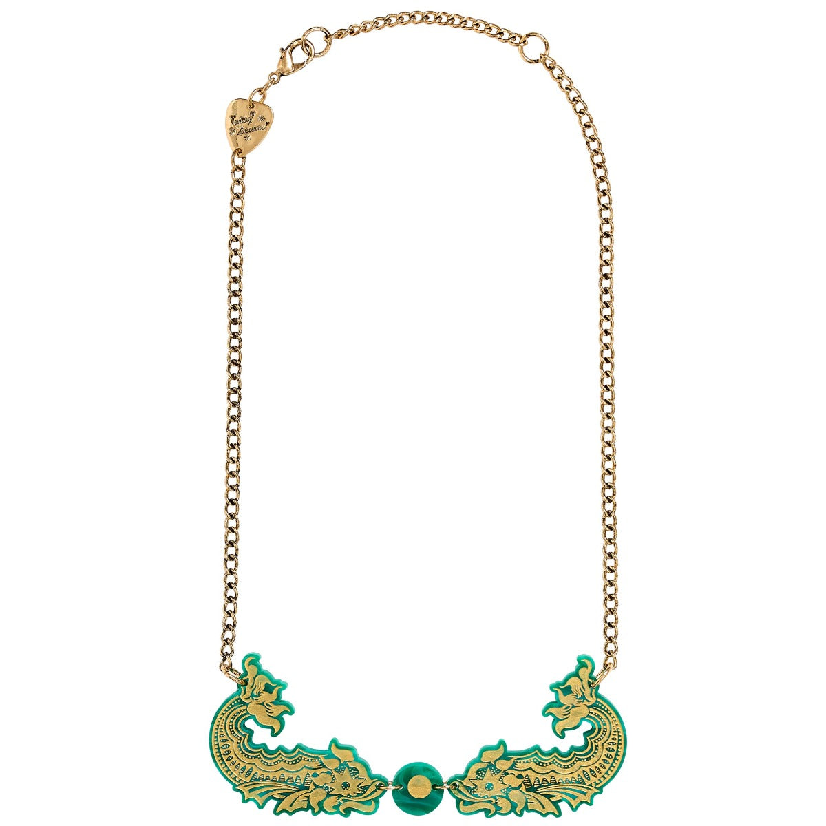 Gilded Fish Necklace